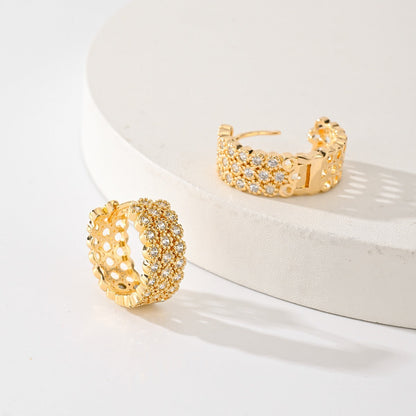 Copper Stud Earrings – All-Matching Style