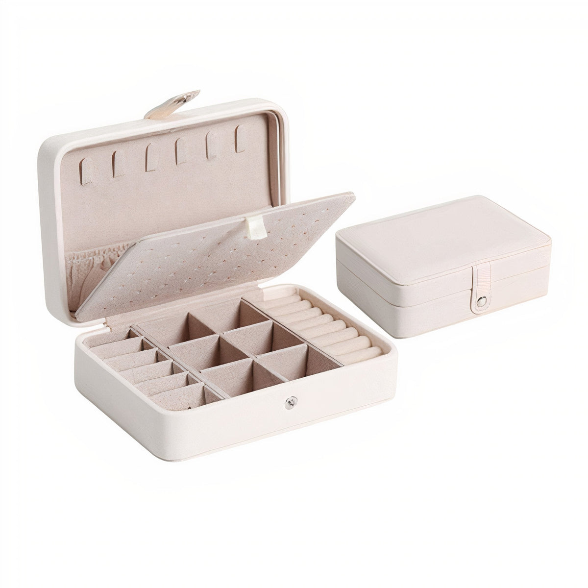 Vegan leather travel jewelry box – view 4